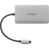 Targus USB-C DP Alt Mode Single Video 4K HDMI/VGA, Station d'accueil Gris, + 100W Power Delivery