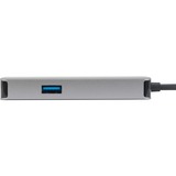 Targus USB-C DP Alt Mode Single Video 4K HDMI/VGA, Station d'accueil Gris, + 100W Power Delivery