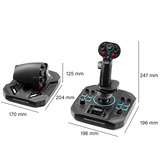Thrustmaster Thrustmaster Sol-R 4 Hotas, Contrôleur  Noir