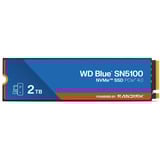 WD Blue SN5100 NVMe, 2 To SSD Bleu, WDS200T5B0E, M.2 2280, PCIe Gen4