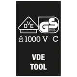 Wera Kraftform Kompakt VDE 16 extra slim 1 Tool Finder, Tournevis Rouge/Jaune, 16 pièces