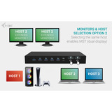 i-tec USB-C KVM Dock PRO, Station d'accueil Noir