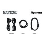 iiyama G-Master Black Hawk GB2441HSU-B1 23.8" Moniteur gaming Noir, 1x DisplayPort, 1x HDMI, 2x USB-A, 144 Hz