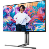 AOC U27U3CV 27" 4K Ultra HD Moniteur Noir/argent, 1x DisplayPort, 2x HDMI, 2x USB-C, 4x USB-A, 1x RJ-45