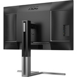 AOC U27U3CV 27" 4K Ultra HD Moniteur Noir/argent, 1x DisplayPort, 2x HDMI, 2x USB-C, 4x USB-A, 1x RJ-45