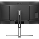AOC  27" 4K UHD Moniteur  Noir/Argent