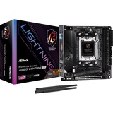 ASRock A620I Lightning WiFi socket AM5 carte mère socket AM5 Noir, RAID, 2.5 Gb-LAN, WLAN, BT, Sound, Mini ITX