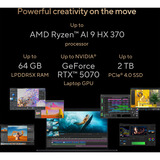 ASUS ProArt P16 (H7606GP-SR010X) 16" PC portable Copilot+  Noir | Ryzen AI 9 465 | RTX 5070 | 32 Go | SSD 1 To