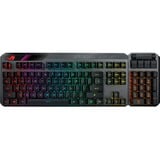 ASUS ROG CLAYMORE II, clavier gaming Noir, Layout États-Unis, US lay-out, ROG RX Red Optical