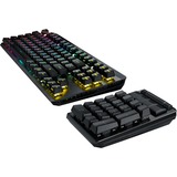 ASUS ROG CLAYMORE II, clavier gaming Noir, Layout États-Unis, US lay-out, ROG RX Red Optical