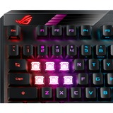 ASUS ROG CLAYMORE II, clavier gaming Noir, Layout États-Unis, US lay-out, ROG RX Red Optical