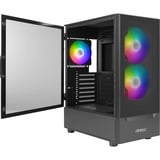 Antec NX410 boîtier midi tower Noir | 3x USB-A | RGB | Window