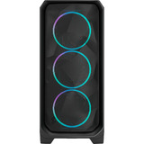 Fractal Design Meshify 3 RGB TG Light Tint boîtier midi tower Noir | 2x USB-A | 1x USB-C | RGB | Verre Trempé