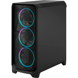 Fractal Design Meshify 3 RGB TG Light Tint boîtier midi tower Noir | 2x USB-A | 1x USB-C | RGB | Verre Trempé