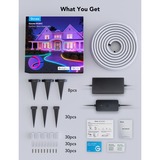 Govee RGBIC Outdoor Neon Rope Light (10 m), Éclairage d'ambiance 2,4 GHz wifi + Bluetooth