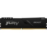 Kingston FURY 32 Go DDR4-3200, Mémoire vive Noir, KF432C16BB/32, Beast, XMP