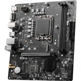 MSI PRO H610M-E DDR4 carte mère socket 1700 Noir, Gb-LAN, Sound, µATX