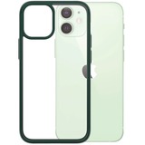 PanzerGlass ClearCaseColor iPhone 12 mini, Housse smartphone Transparent/vert foncé
