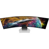 Samsung Odyssey OLED G9 G95SC 49" Moniteur UltraWide gaming incurvé Argent, 1x DisplayPort, 1x HDMI, 1x Micro HDMI, 3x USB-A, 240 Hz, Wi-Fi, BT