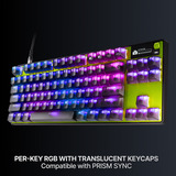 SteelSeries Apex Pro TKL Gen 3 (Cyber) RGB clavier gaming mécanique Néon jaune, Layout US (QWERTY), SteelSeries OmniPoint 3.0, 80% (TKL)