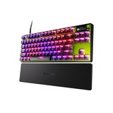 SteelSeries RGB clavier gaming mécanique Néon jaune, Layout US (QWERTY), SteelSeries OmniPoint 3.0, 80% (TKL)
