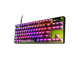 SteelSeries RGB clavier gaming mécanique Néon jaune, Layout US (QWERTY), SteelSeries OmniPoint 3.0, 80% (TKL)