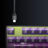 SteelSeries RGB clavier gaming mécanique Néon jaune, Layout US (QWERTY), SteelSeries OmniPoint 3.0, 80% (TKL)