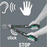 Wera Clé dynamométrique Click-Torque X 7 pour outils à insérer Noir/Vert, 10-100 Nm