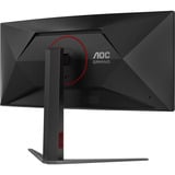 AOC CU34G4 34" Moniteur UltraWide gaming incurvé Noir/rouge, 1x DisplayPort, 2x HDMI, 180 Hz