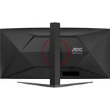 AOC CU34G4 34" Moniteur UltraWide gaming incurvé  Noir/Rouge, 180 Hz, HDMI, DisplayPort, AMD FreeSync