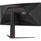 AOC CU34G4 34" Moniteur UltraWide gaming incurvé  Noir/Rouge, 180 Hz, HDMI, DisplayPort, AMD FreeSync