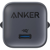 Anker 45W Nano Charger USB-C Noir, 1x USB-C, avec câble
