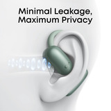 Anker Soundcore AeroFit 2 open-ear headset casque oreille ouverte Vert, Bluetooth 5.4, IP55, 10h