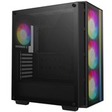 DeepCool MATREXX 55 Mesh V4 C boîtier midi tower Noir | 1x USB-A | 1x USB-C | RGB | Verre Trempé