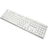 Ducky One 3 Classic White, clavier gaming Blanc/Argent, Layout BE, Red Cherry MX RGB, LED RGB, ABS