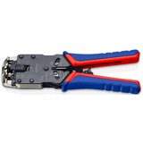 KNIPEX Pince à sertir 97 51 12 SB Bleu/Rouge, RJ-10, RJ-11/12 et RJ-45