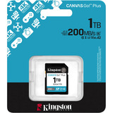Kingston Canvas Go! Plus SDXC 1 To, Carte mémoire Noir, Classe 10, UHS-I U3, V30