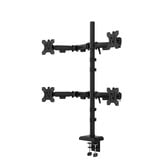 Neomounts DS60-600BL2-2 Bras de moniteur quadruple pour quatre écrans 10-32", Support de moniteur Noir