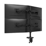 Neomounts DS60-600BL2-2 Bras de moniteur quadruple pour quatre écrans 10-32", Support de moniteur Noir