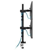 Neomounts DS60-600BL2-2 Bras de moniteur quadruple pour quatre écrans 10-32", Support de moniteur Noir