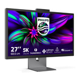 Philips  27" 5K UHD Moniteur  Gris