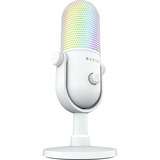 Razer Seiren V3 Chroma 32-Bit DSP, Micro Blanc, USB, micro supercardioïde
