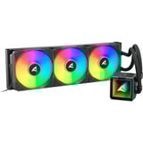 Sharkoon S100 ARGB, Watercooling Noir, Connecteur de ventilateur PWM à 4 broches