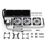 Sharkoon S100 ARGB, Watercooling Noir, Connecteur de ventilateur PWM à 4 broches