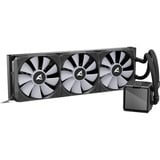 Sharkoon S100 ARGB, Watercooling Noir, Connecteur de ventilateur PWM à 4 broches