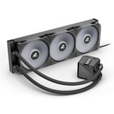 Sharkoon S100 ARGB, Watercooling Noir, Connecteur de ventilateur PWM à 4 broches