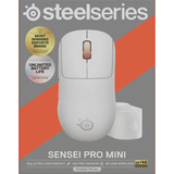 SteelSeries Sensei Pro Mini, Souris gaming Blanc, 100 - 42 000 DPI, 8K, UWB / 6 GHz