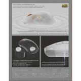 SteelSeries Sensei Pro Mini, Souris gaming Blanc, 100 - 42 000 DPI, 8K, UWB / 6 GHz