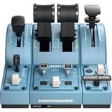 Thrustmaster TCA Quadrant Add-on Airbus Edition gaming, Régulateur de poussée Bleu-gris/Noir, PC