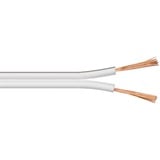 goobay Câble de haut-parleur Blanc, 25 mètres, 2x 2,50 mm²